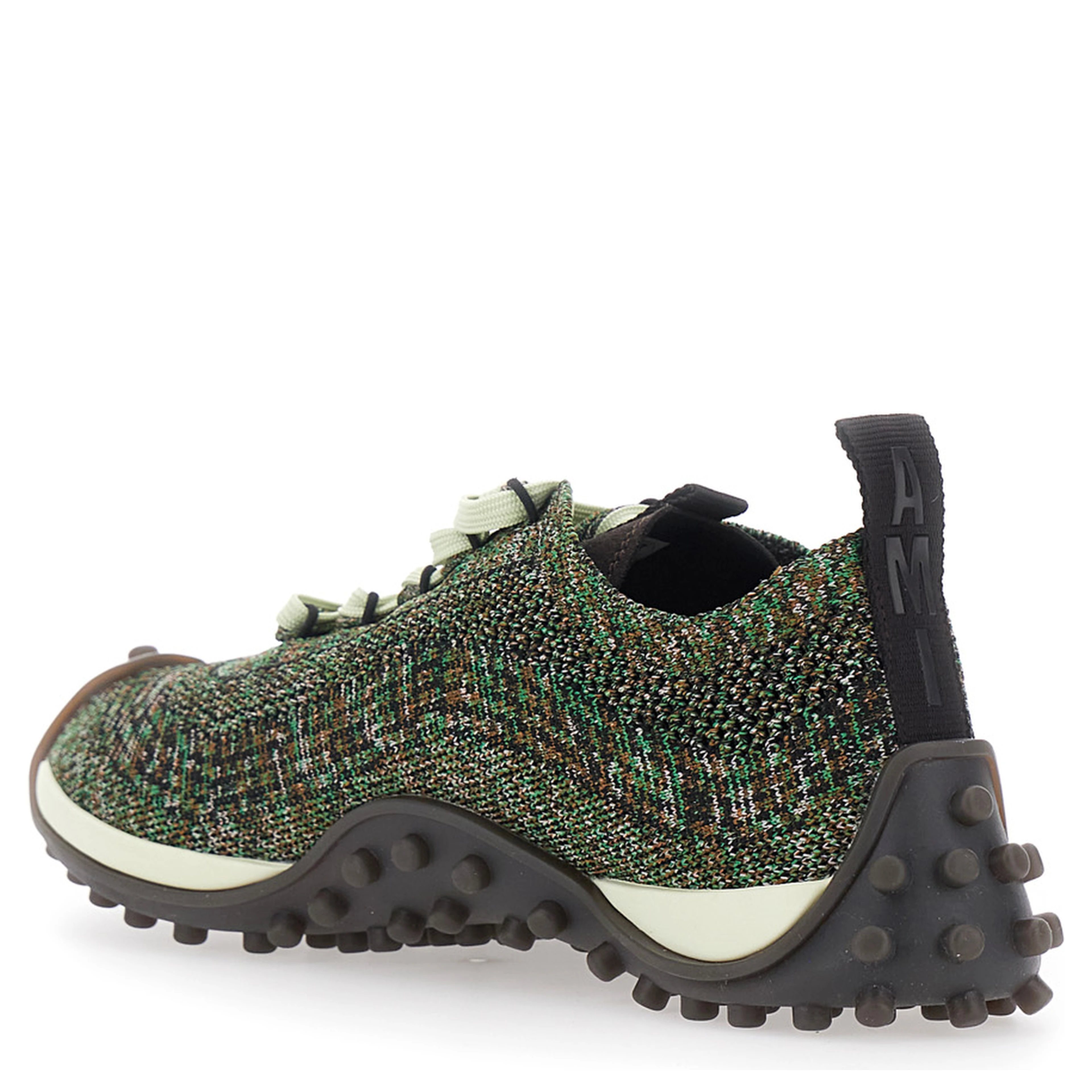 MIRAGE SNEAKERS with rubber sole and Tech Fabric upper Brown Men