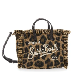 MC2 SAINT BARTH KIDS small bag with shoulder strap in brown Tech Fabric for women