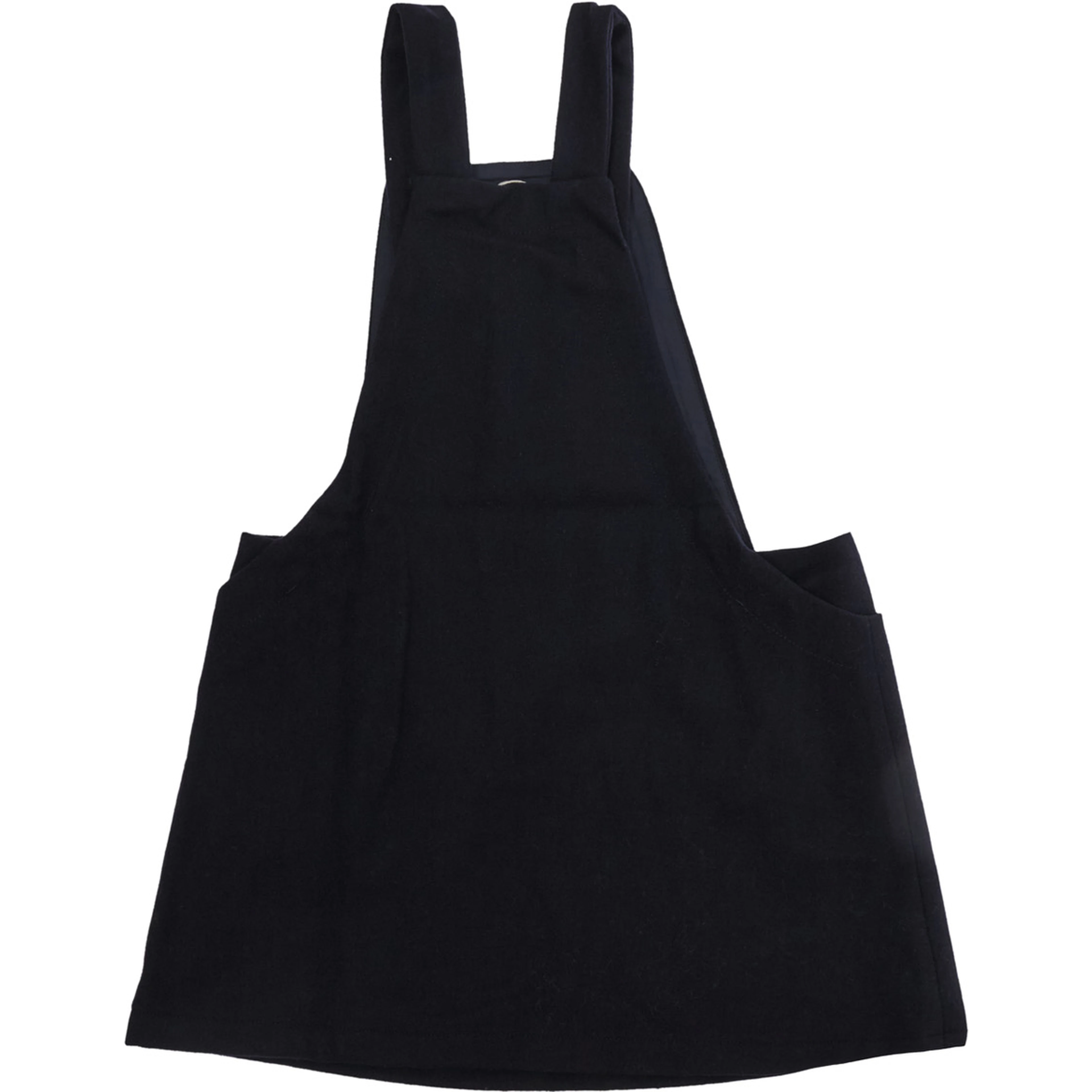 Dress M01847M00XKMD339F0M862 with round neckline and long sleeves in blue wool and polyamide for Girl