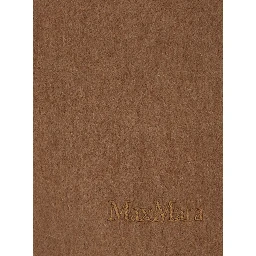 Tartan scarf with elegant details in mixed fabric and beige for women