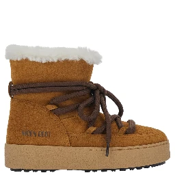 LTRACK SOFIA Ankle Boots with rubber sole and Tech Fabric interior Beige women