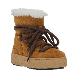 LTRACK SOFIA Ankle Boots with rubber sole and Tech Fabric interior Beige women