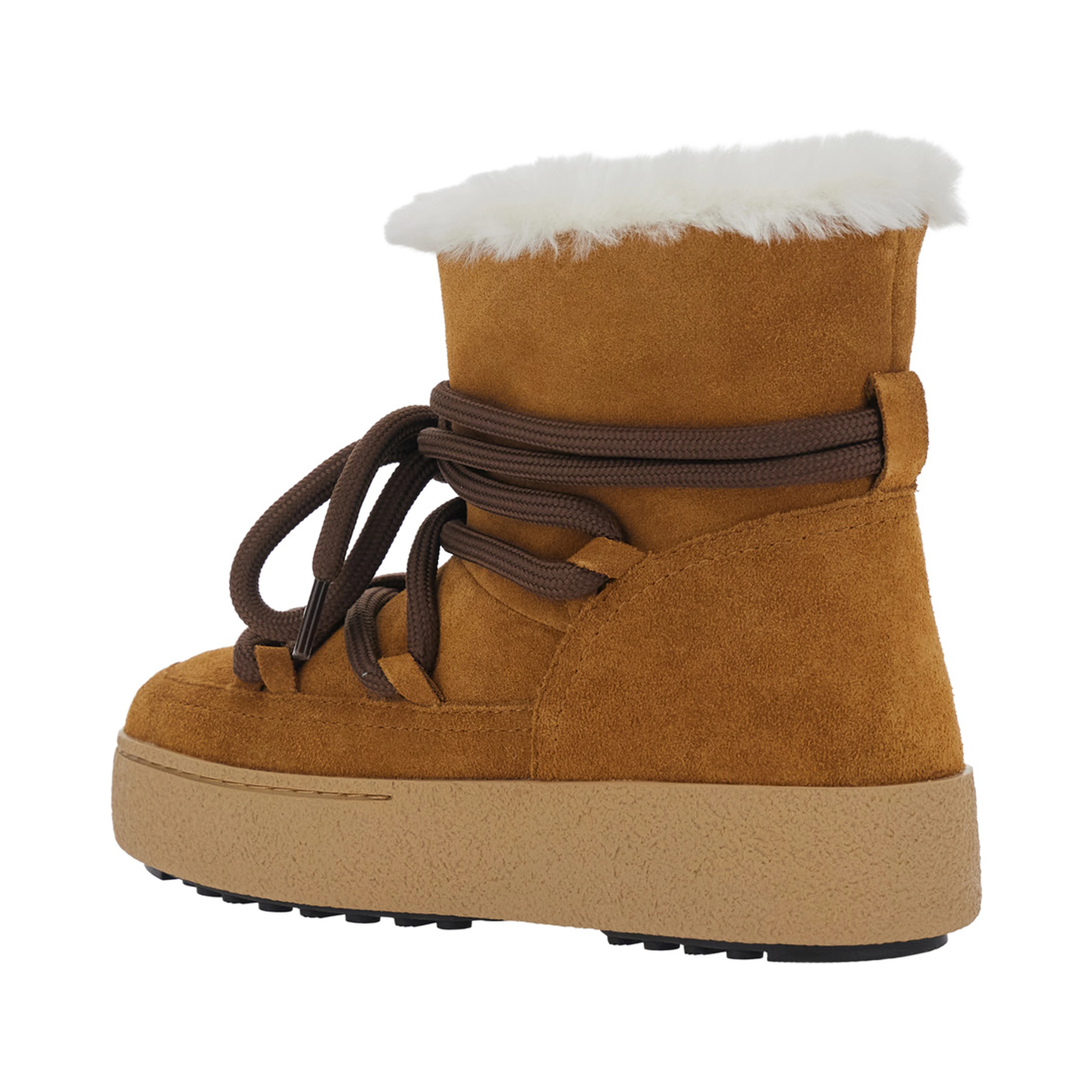 LTRACK SOFIA Ankle Boots with rubber sole and Tech Fabric interior Beige women