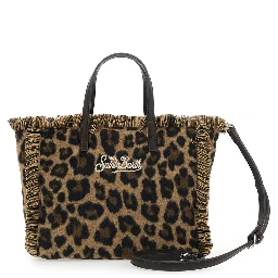 MC2 SAINT BARTH KIDS Handbag with shoulder strap Colette Felt N in brown Tech Fabric for women