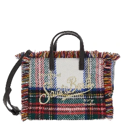Multicolor handbag with shoulder strap in Tech Fabric for women