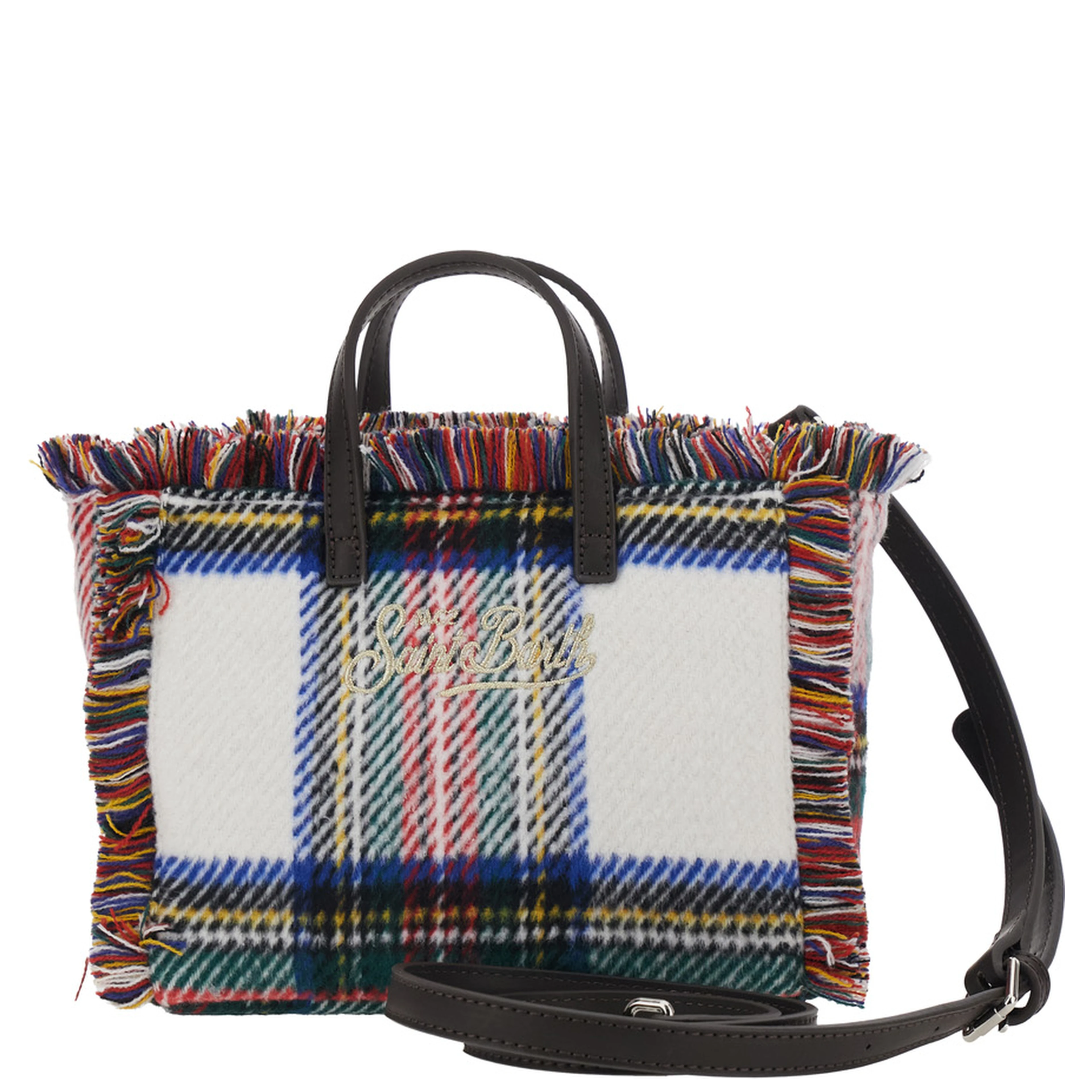 Multicolor handbag with shoulder strap in Tech Fabric for women
