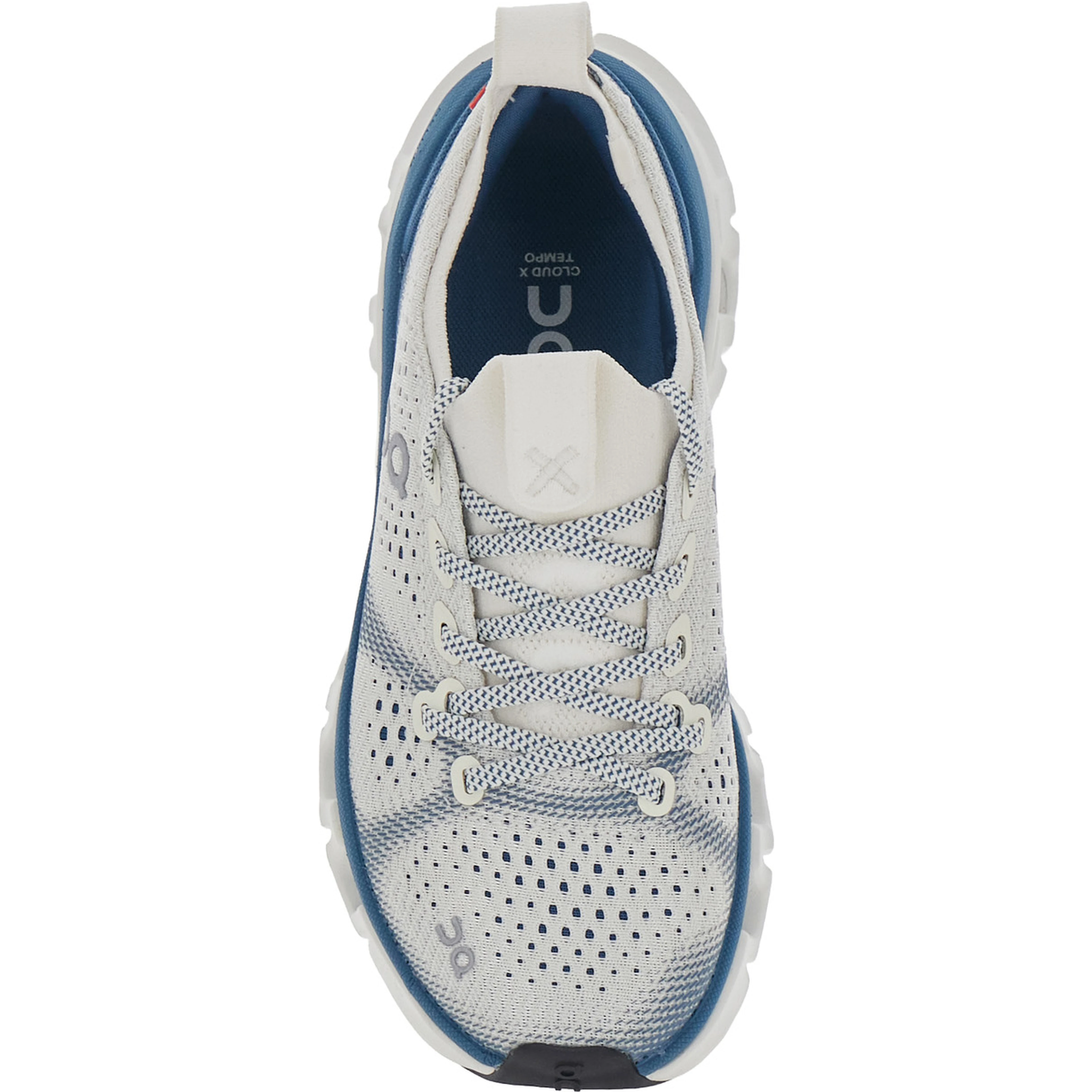 Cloud X Tempo with cushioned sole and breathable upper White Unisex