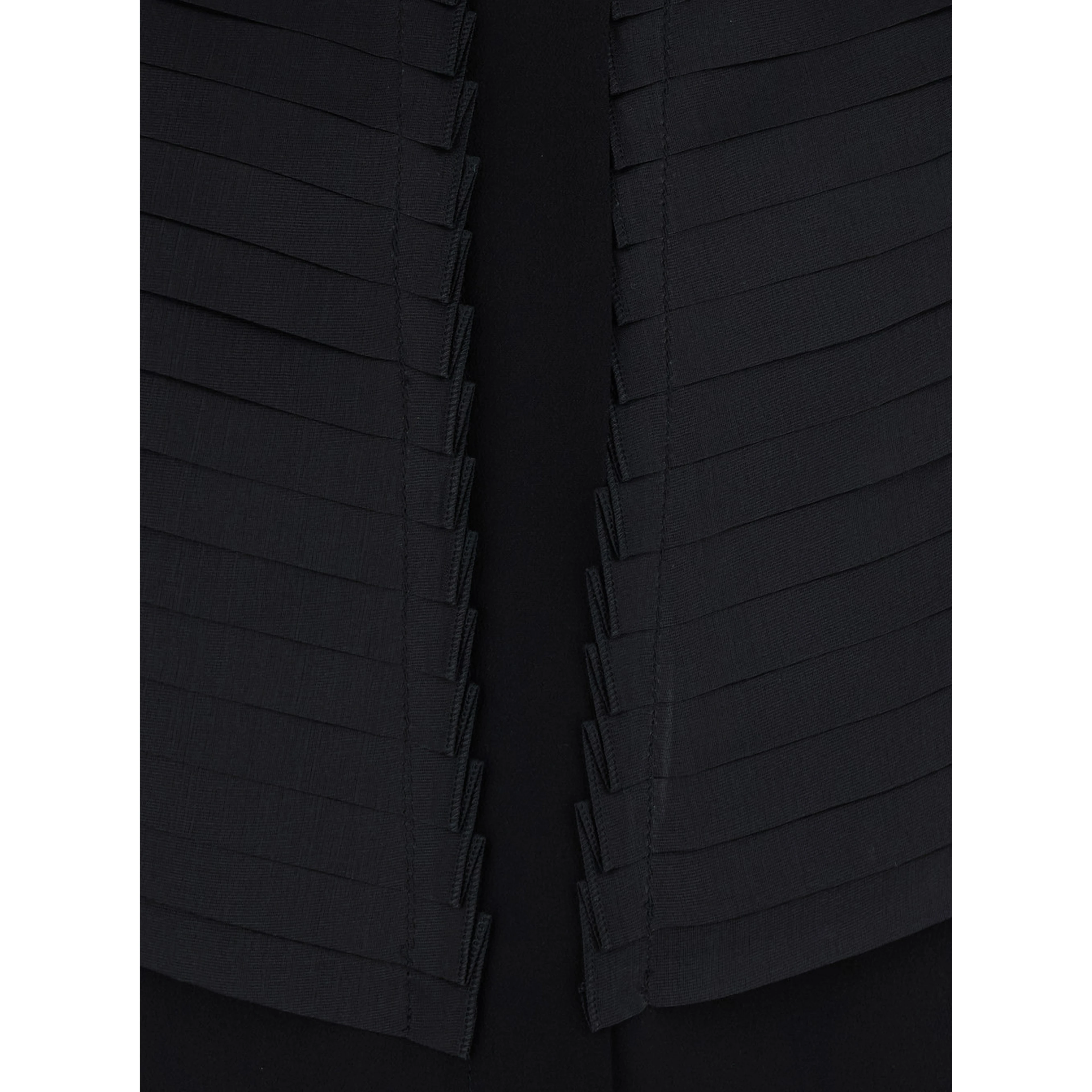 Shirt ANICE with collar and long sleeves in Fabric, black, for women