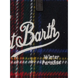 Vanity Mini Wool N Bag with tartan and Tech Fabric Multicolor unisex