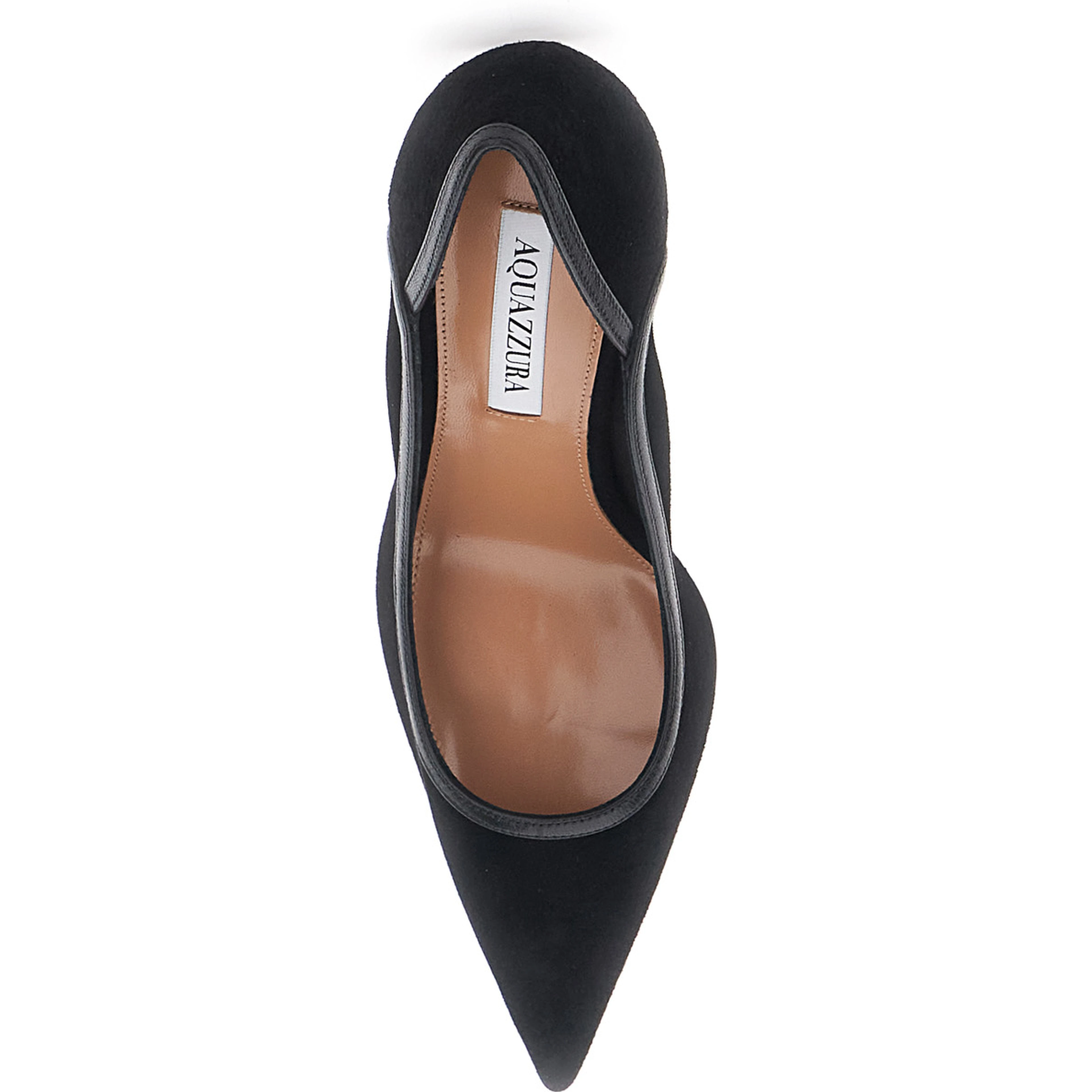 Pumps with 85mm Heel in Black Leather for Women