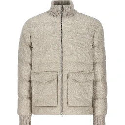 Herno Coats Beige