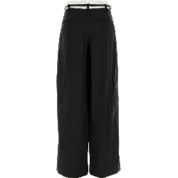 MID-RISE BELTED TAILORED PANT