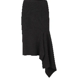 KNITTED SKIRT WITH FRILL
