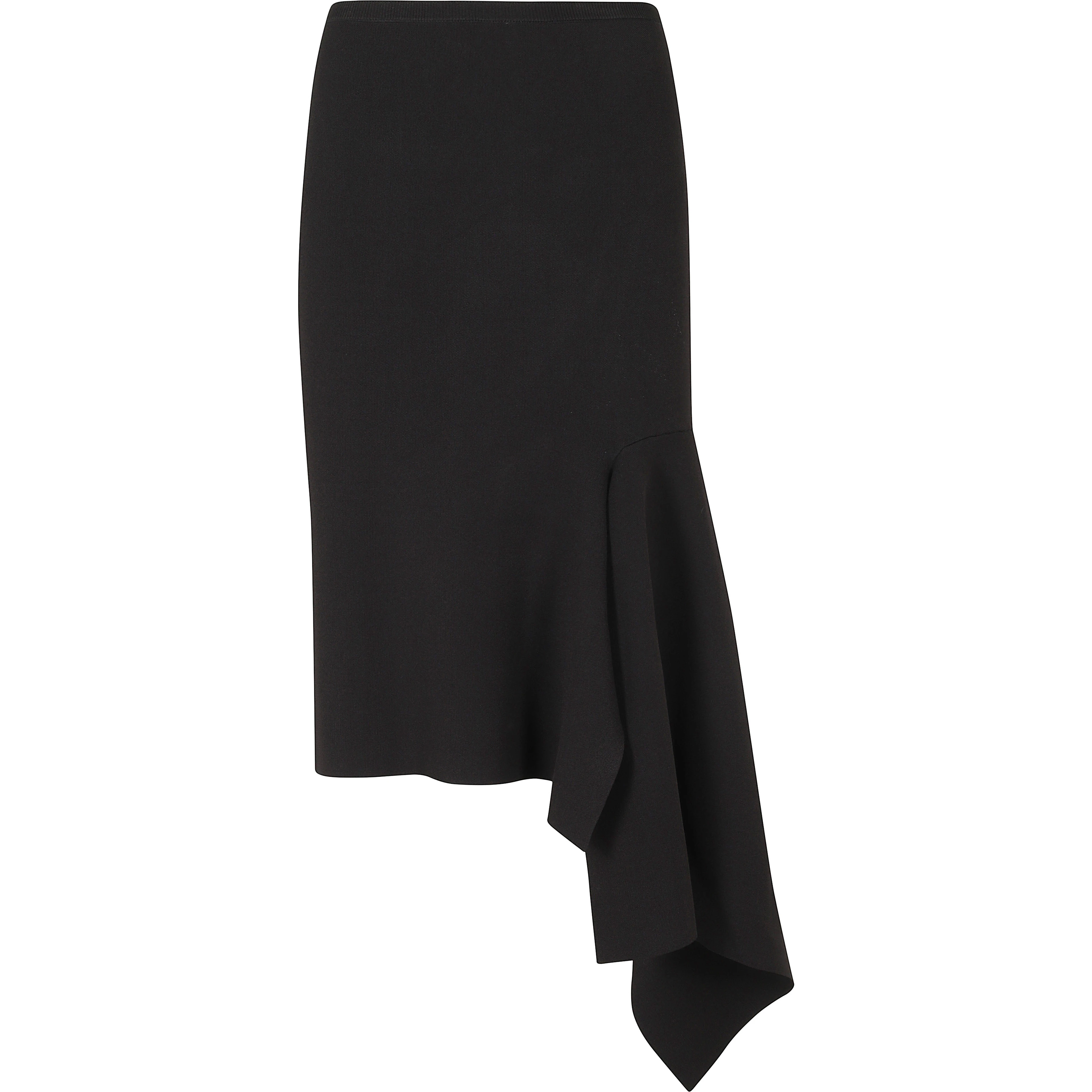 KNITTED SKIRT WITH FRILL