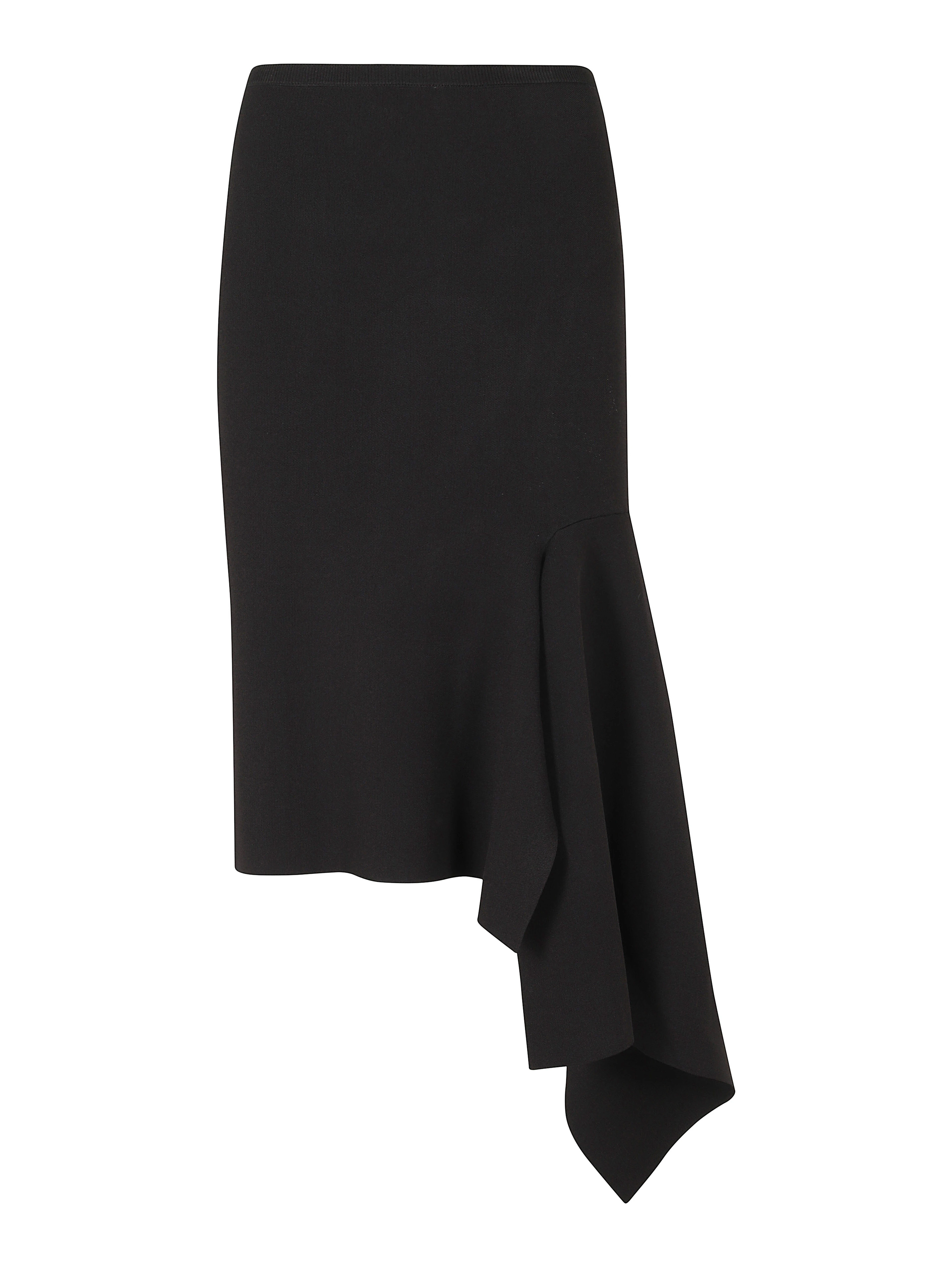 KNITTED SKIRT WITH FRILL