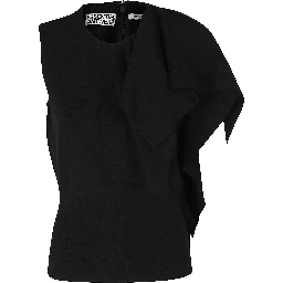 KNITTED TOP WITH FRILL