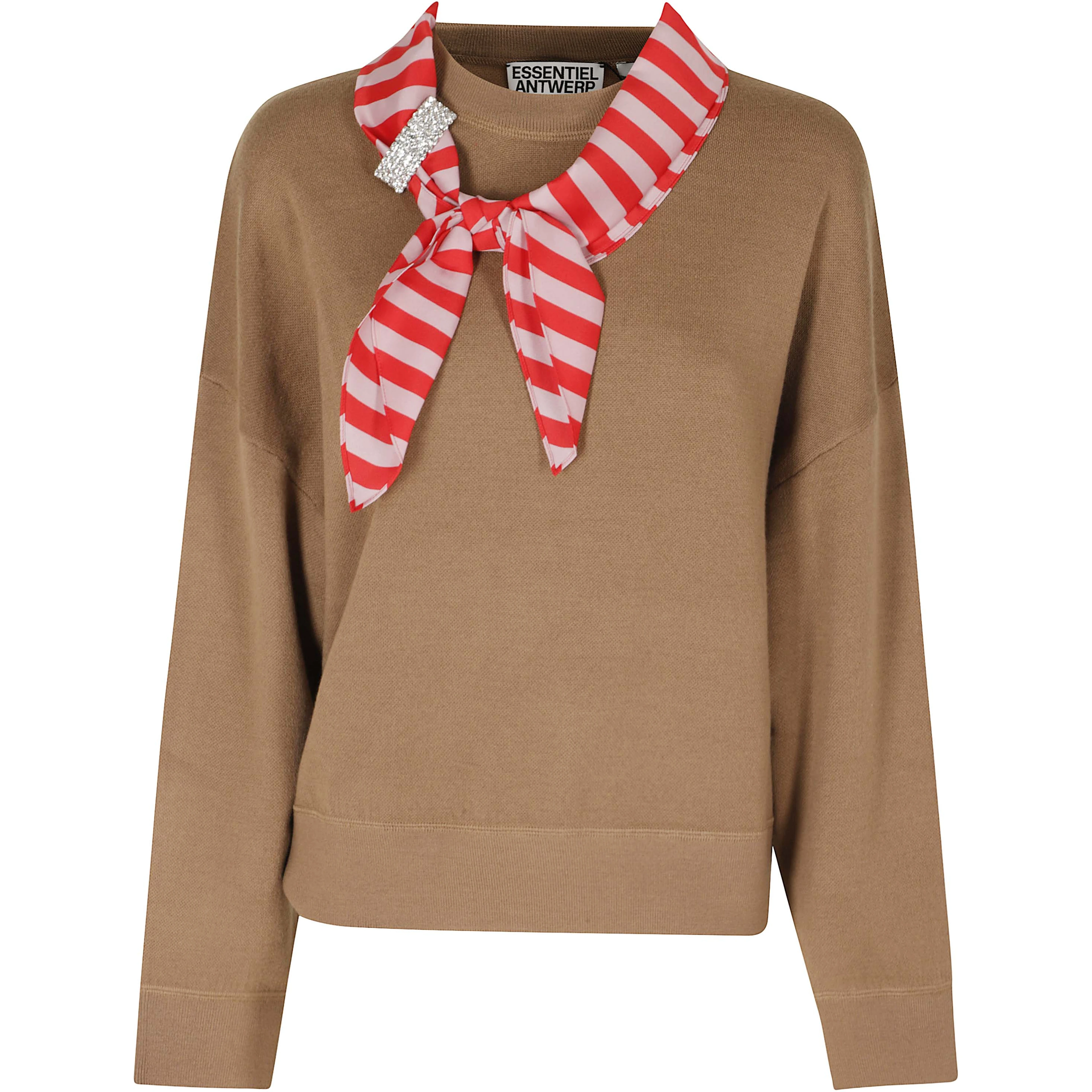 PULLOVER WITH SCARF
