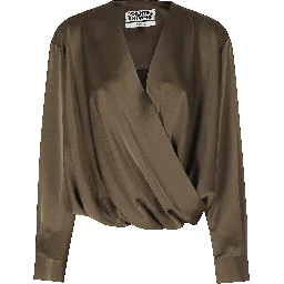 DRAPING WRAP TOP
