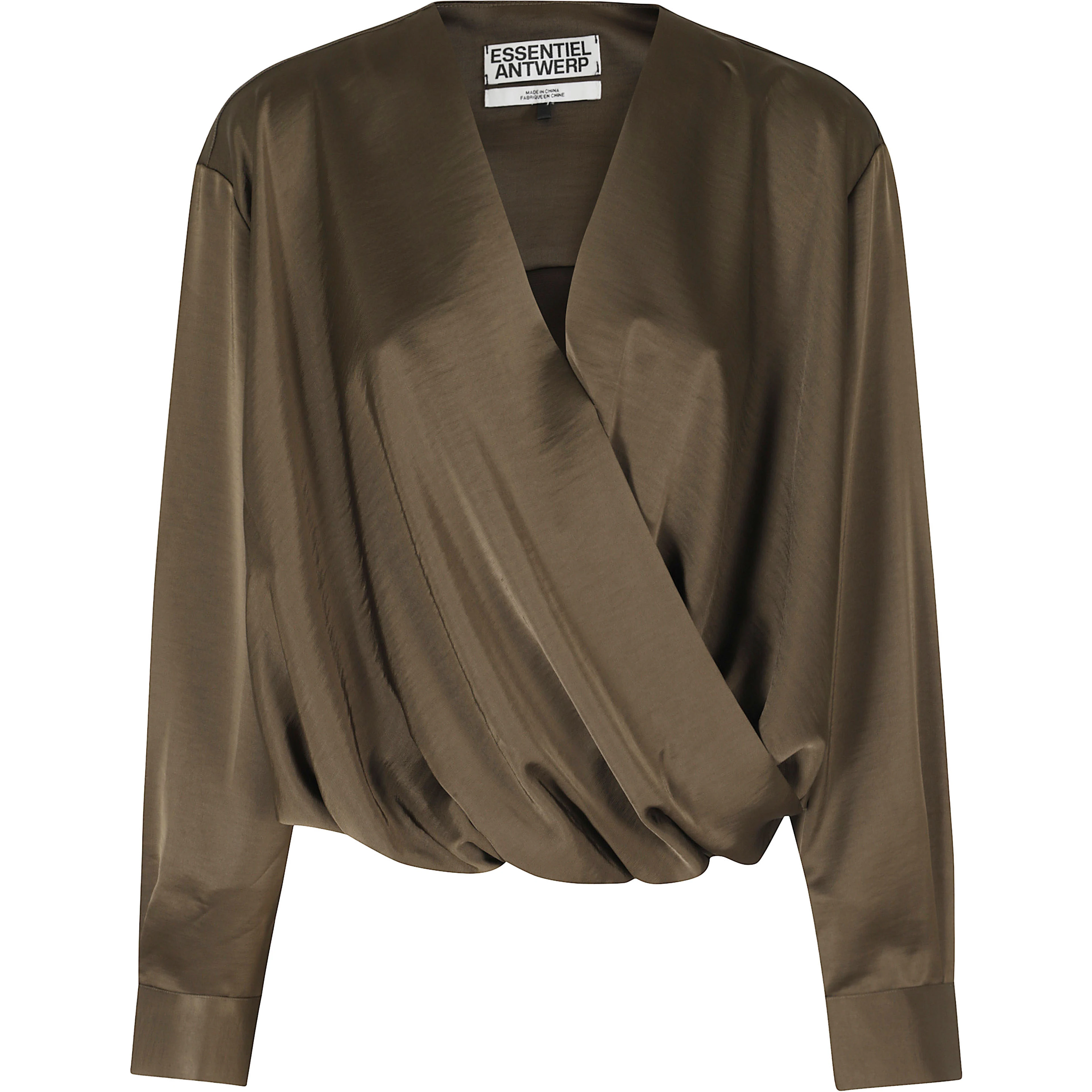 DRAPING WRAP TOP
