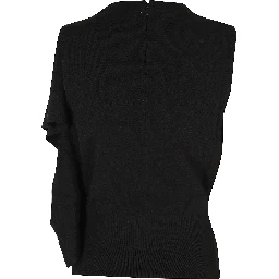 KNITTED TOP WITH FRILL