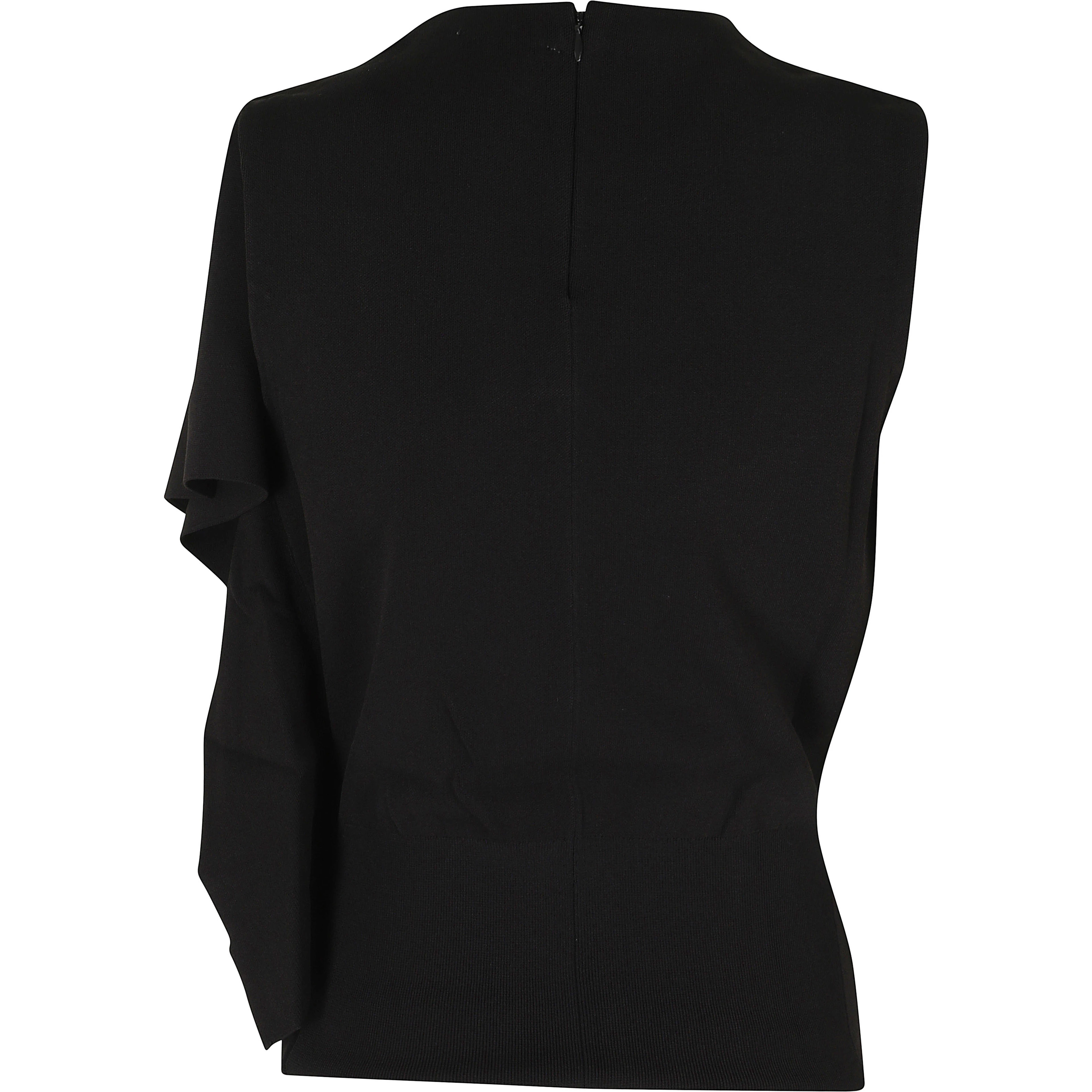 KNITTED TOP WITH FRILL