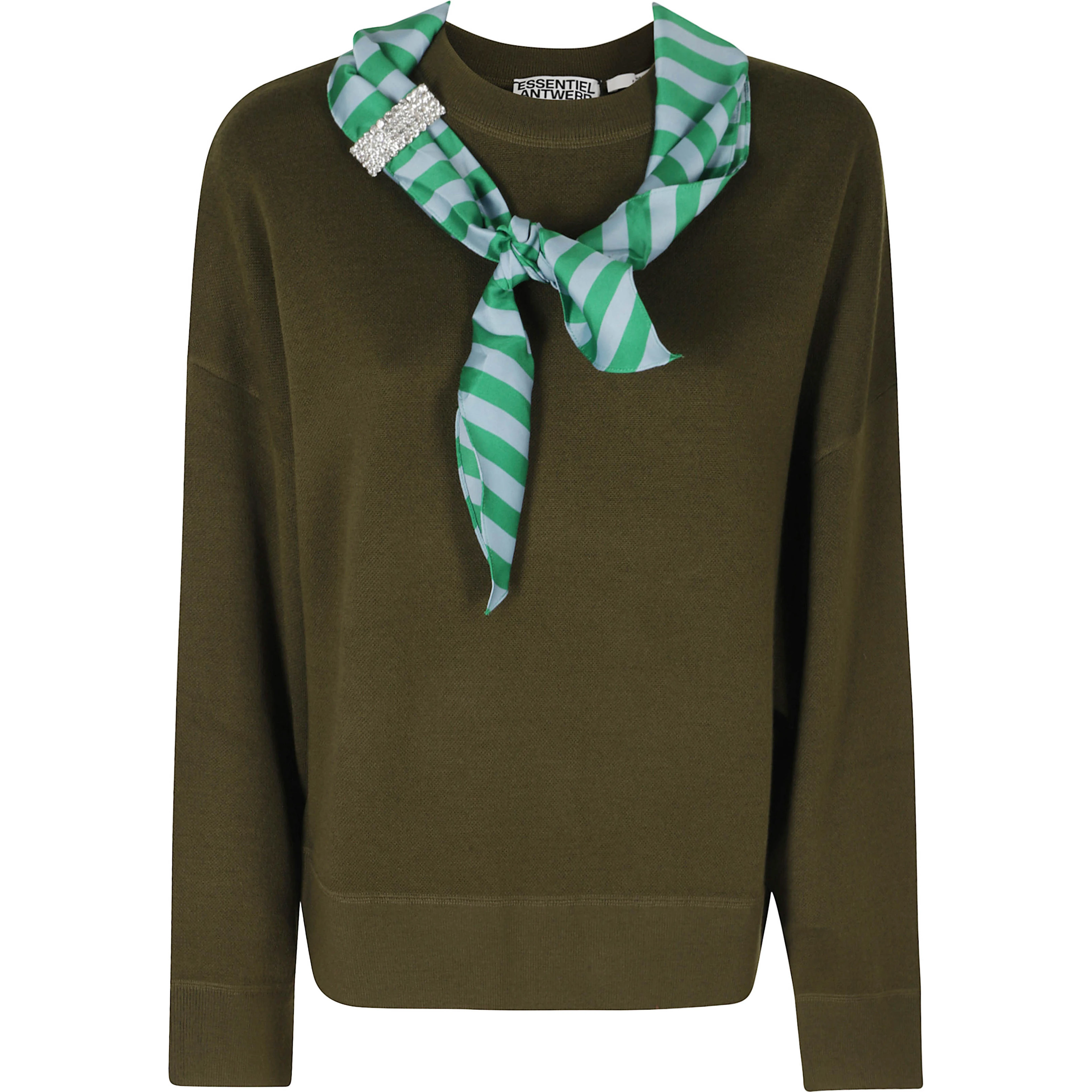 PULLOVER WITH SCARF