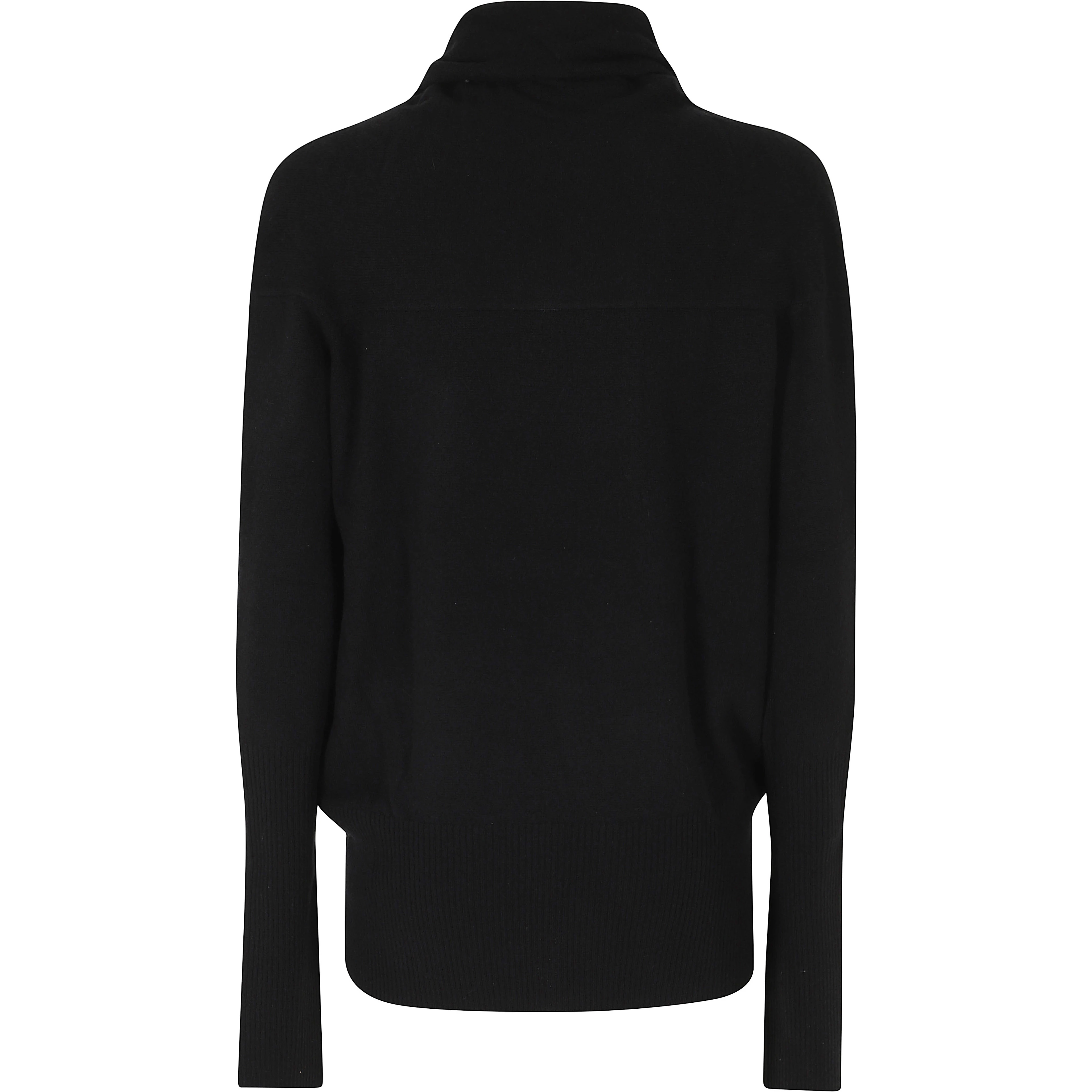 WRAP V NECK SWEATER WOOL CASHMERE