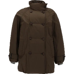 double-breasted down jacket