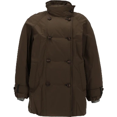 double-breasted down jacket