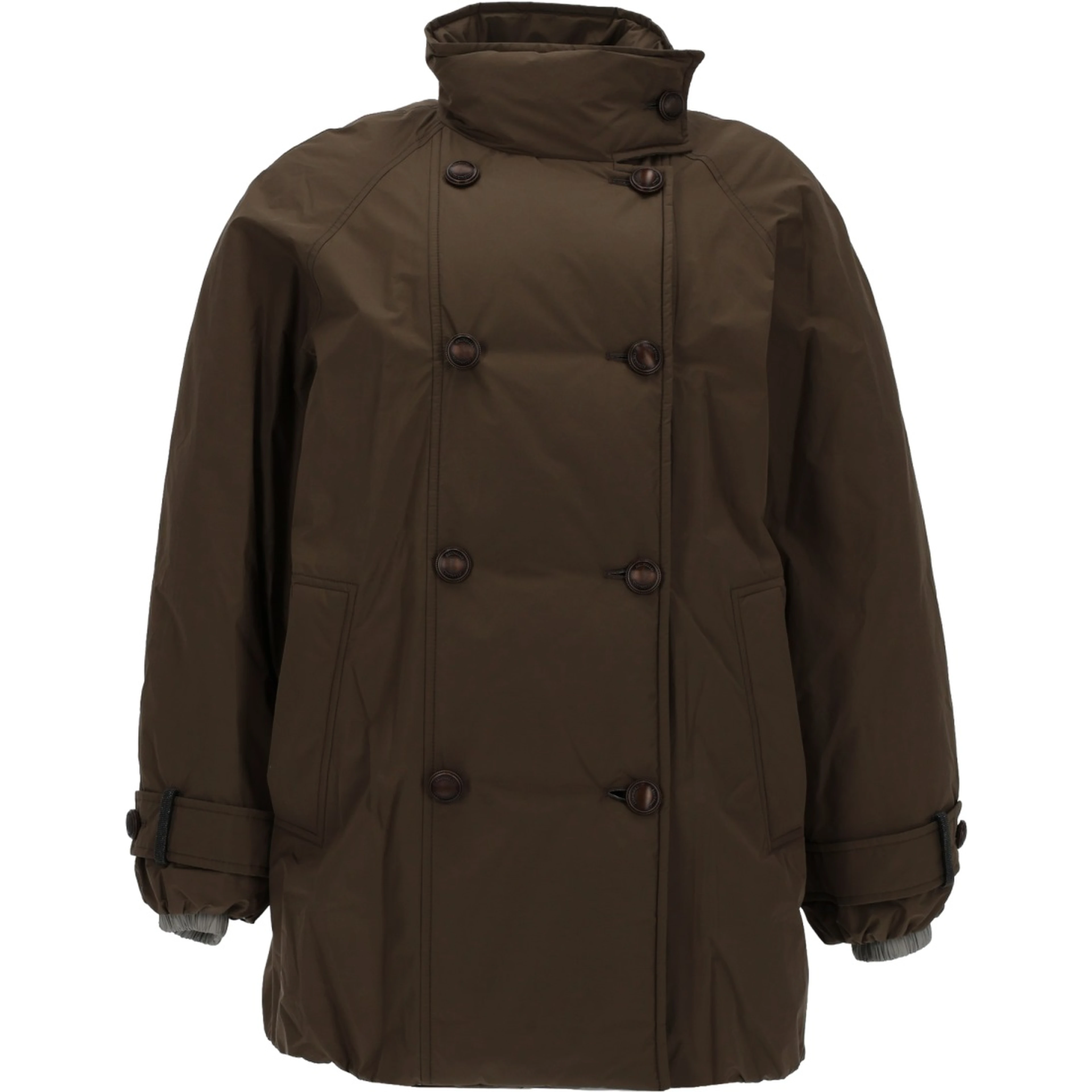 double-breasted down jacket