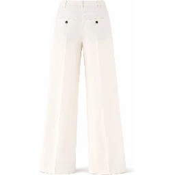 LINEN BLEND TAILORED PANTS