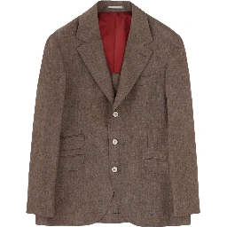 SINGLE-BREASTED LINEN JACKET