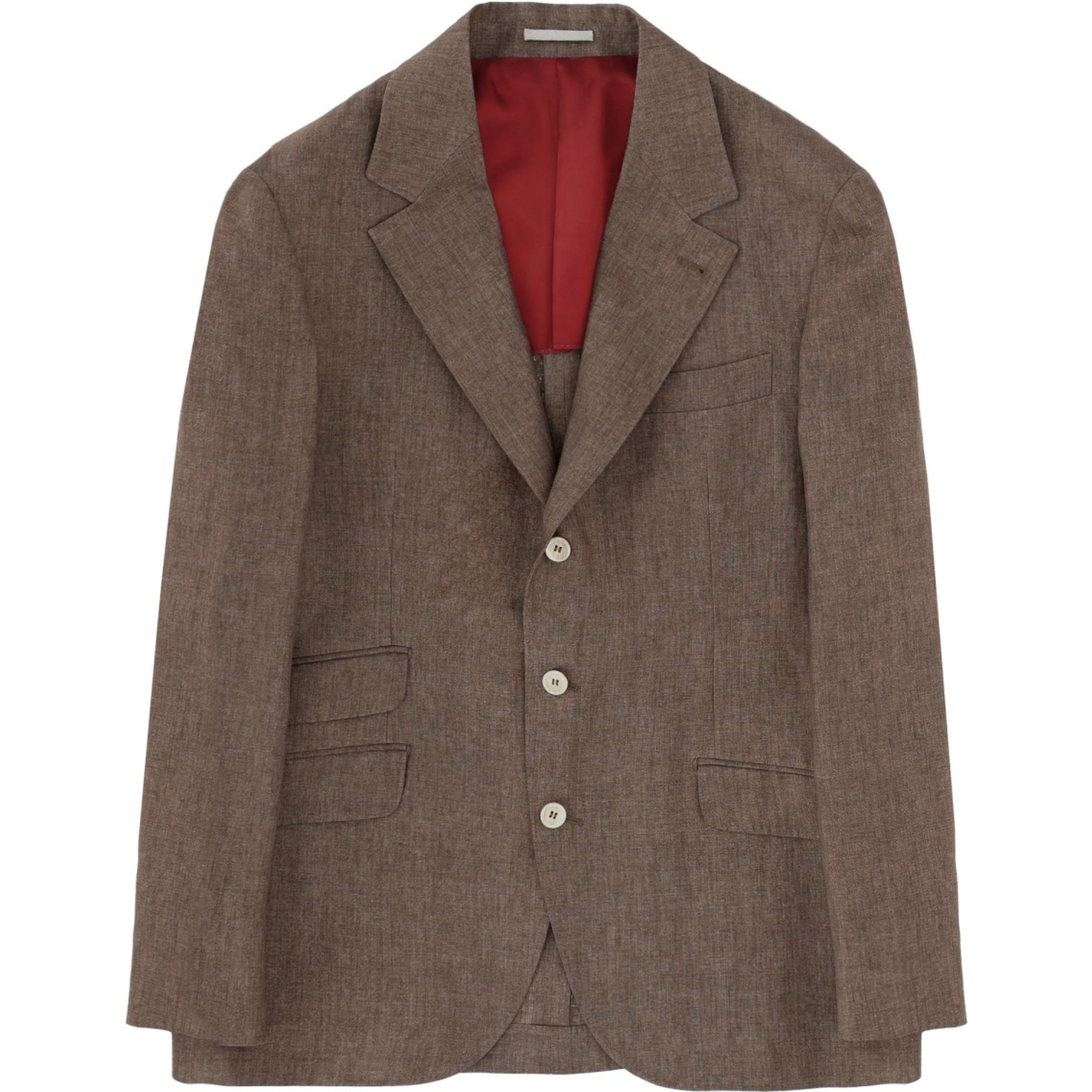 SINGLE-BREASTED LINEN JACKET