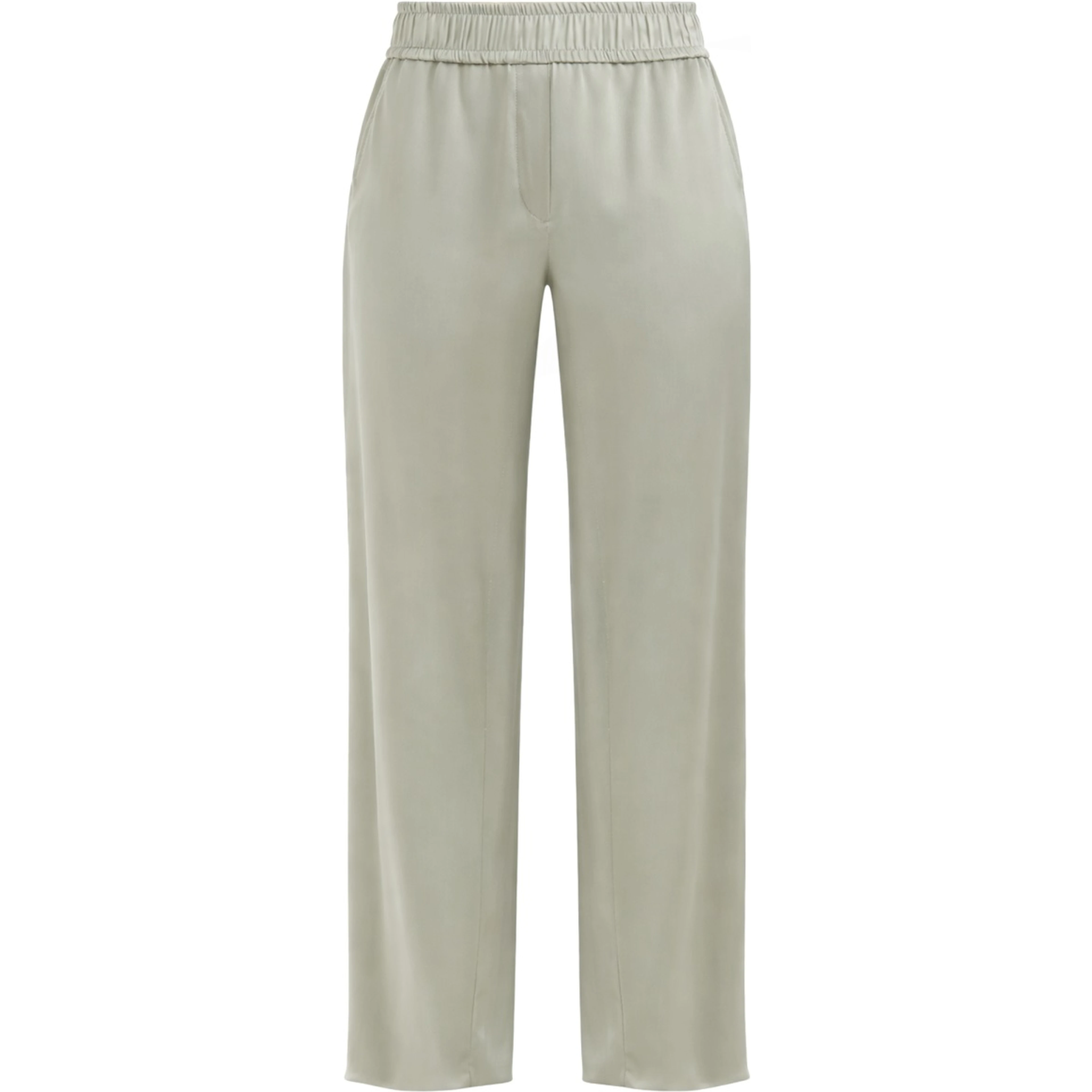 SILK SATIN TRACK PANTS