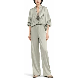 SILK SATIN TRACK PANTS