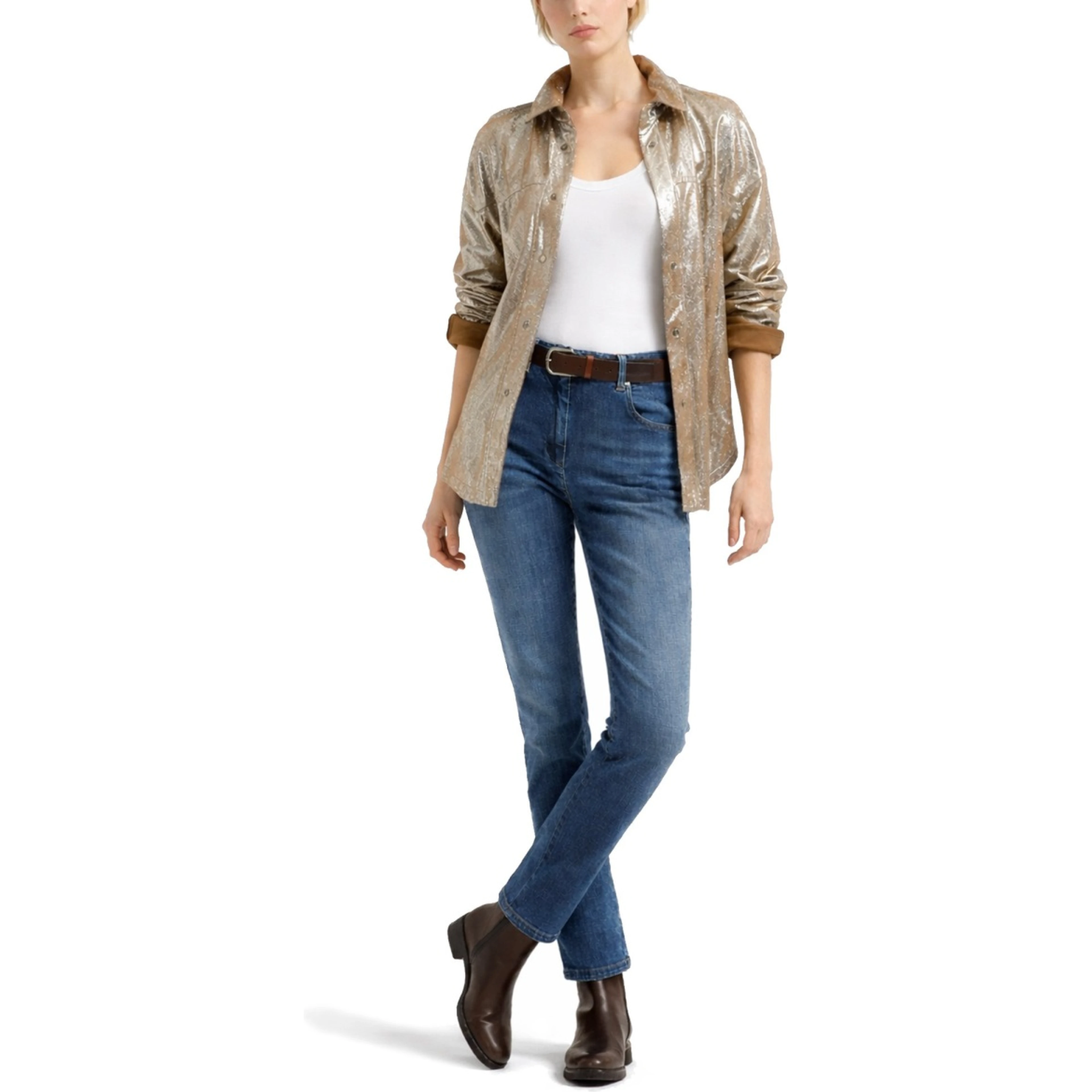 SLIM FIT DENIM PANTS