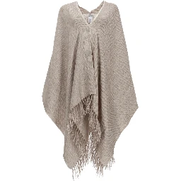 PONCHO IN LINO