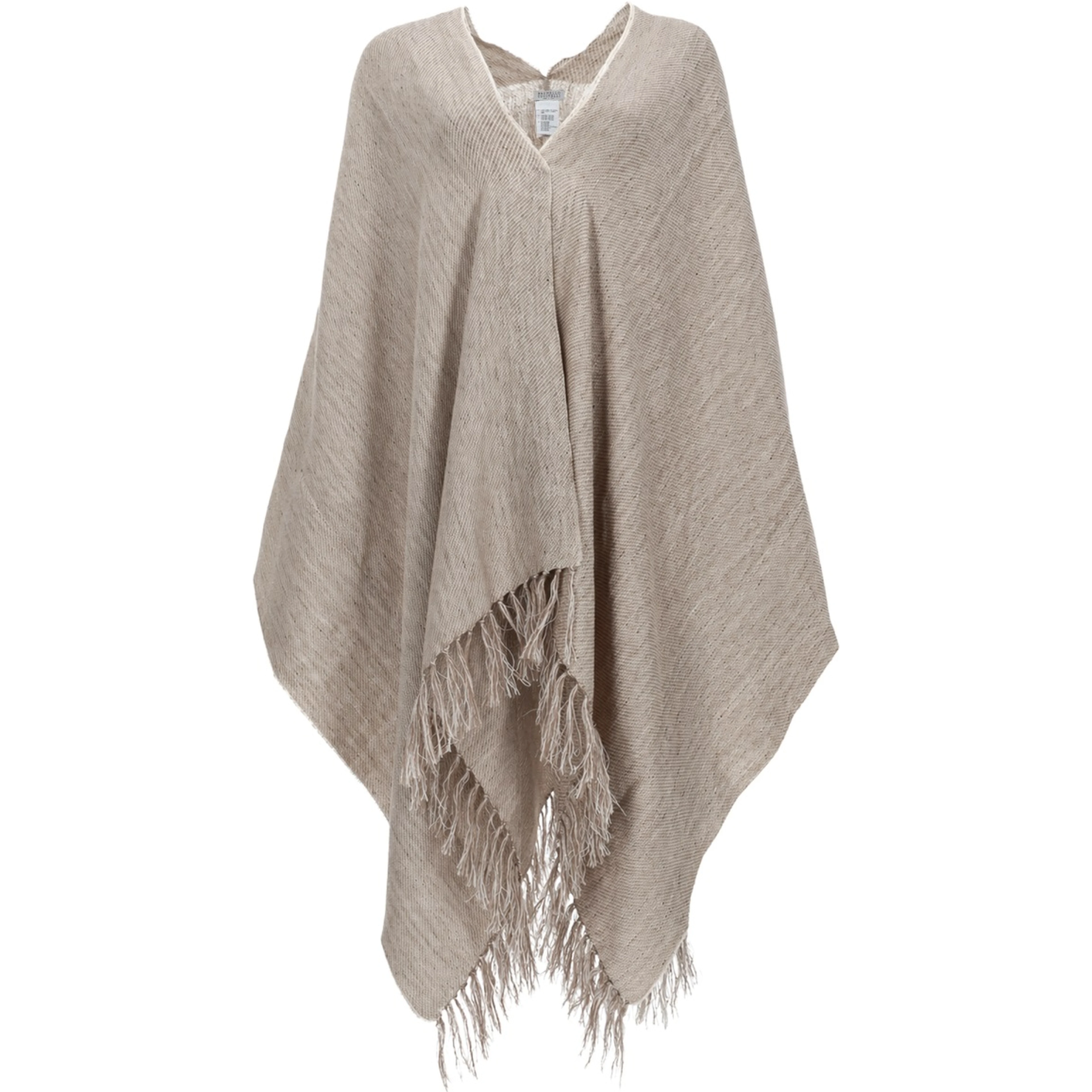 PONCHO IN LINO
