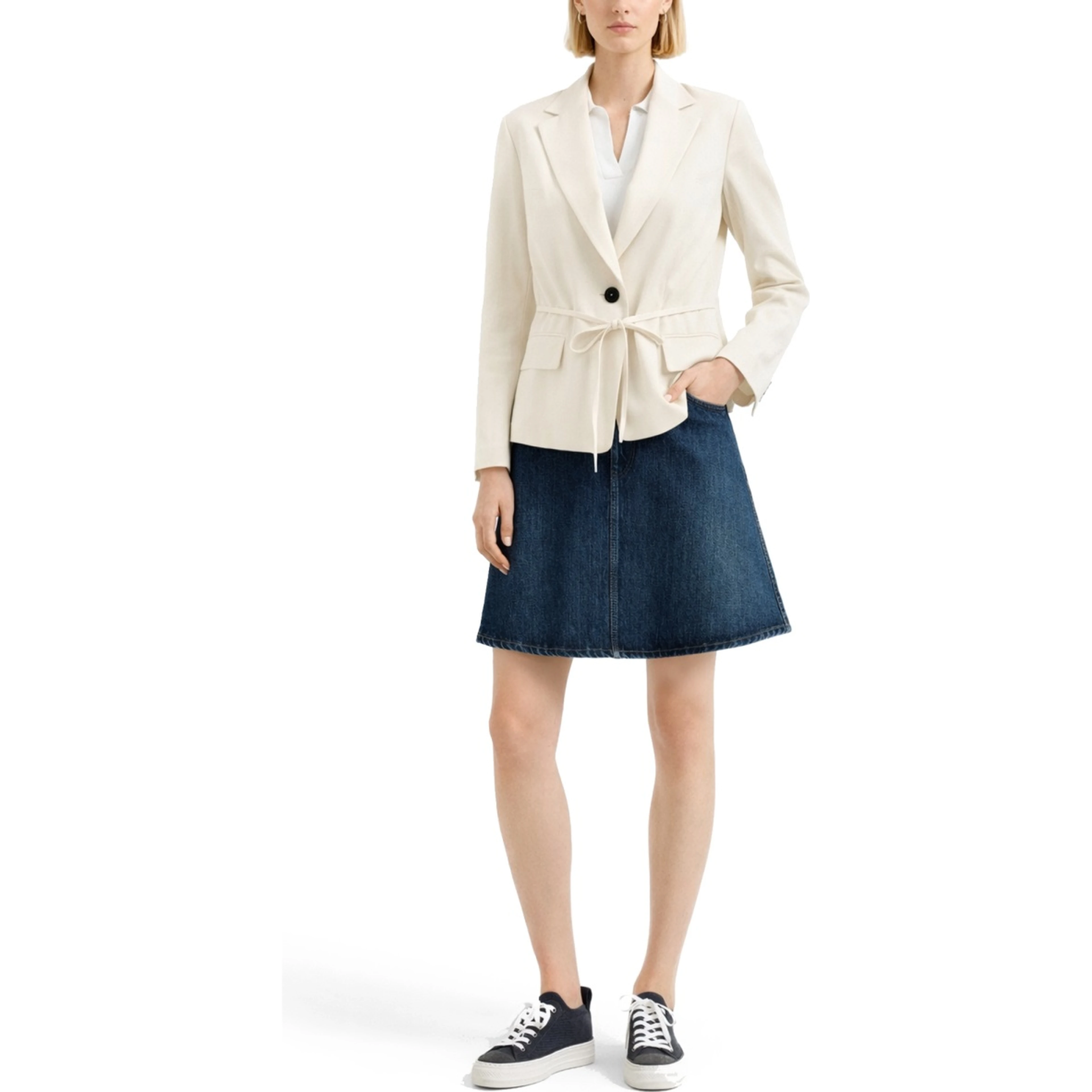 BELTED JACKET