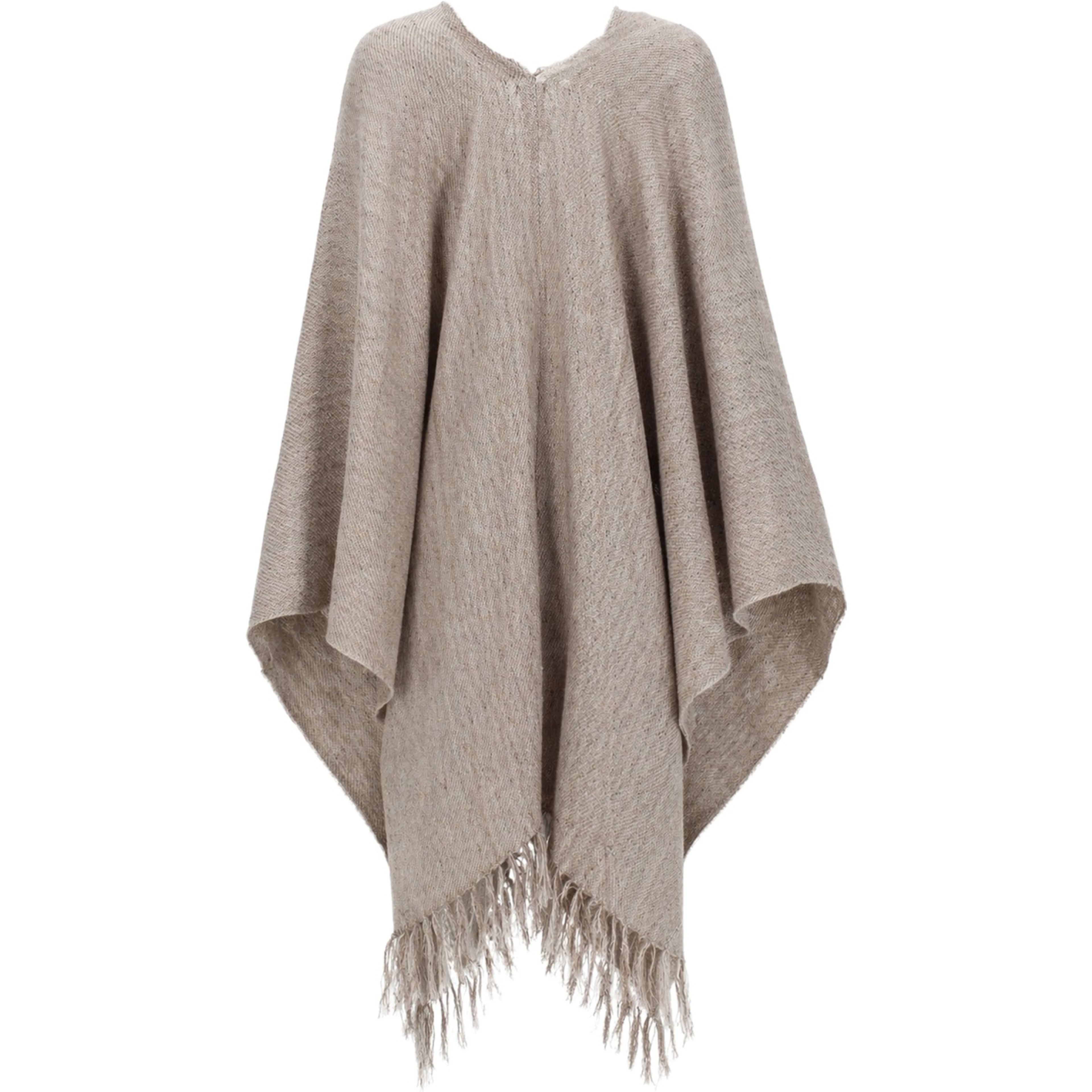 PONCHO IN LINO