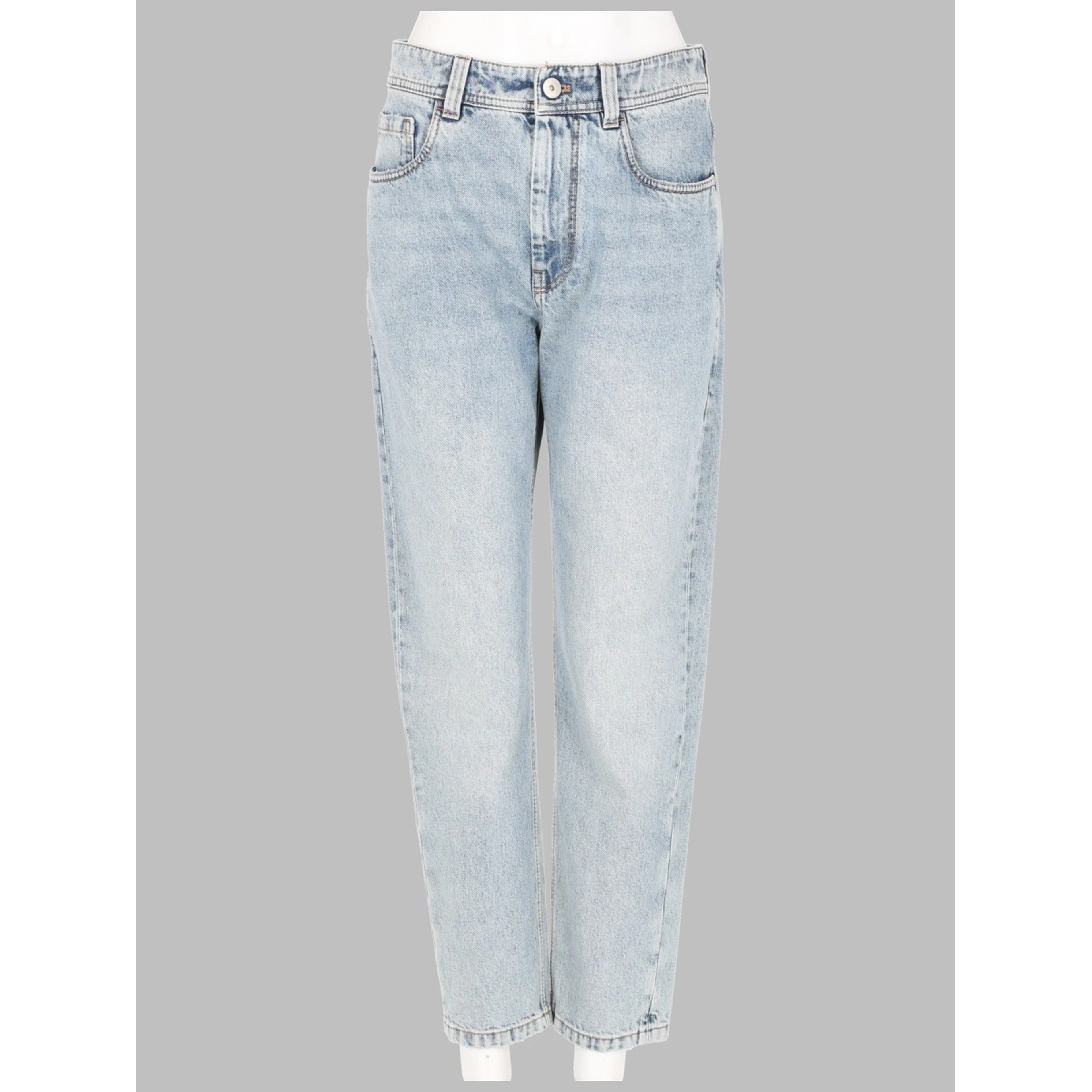 PANTALONE BAGGY TAPERED IN DENIM AUTHENTIC