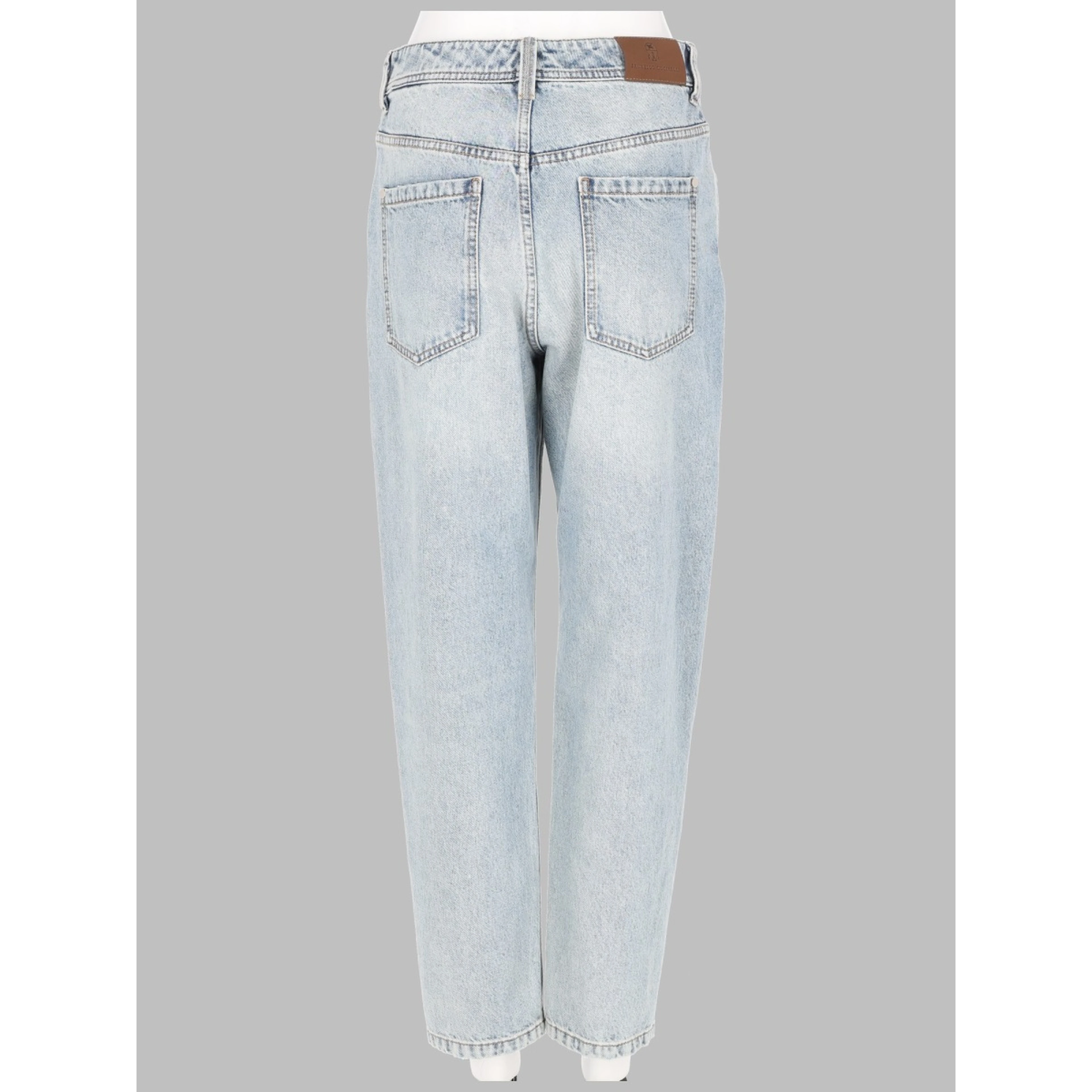 PANTALONE BAGGY TAPERED IN DENIM AUTHENTIC