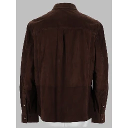GIACCA CAMICIA IN SUEDE