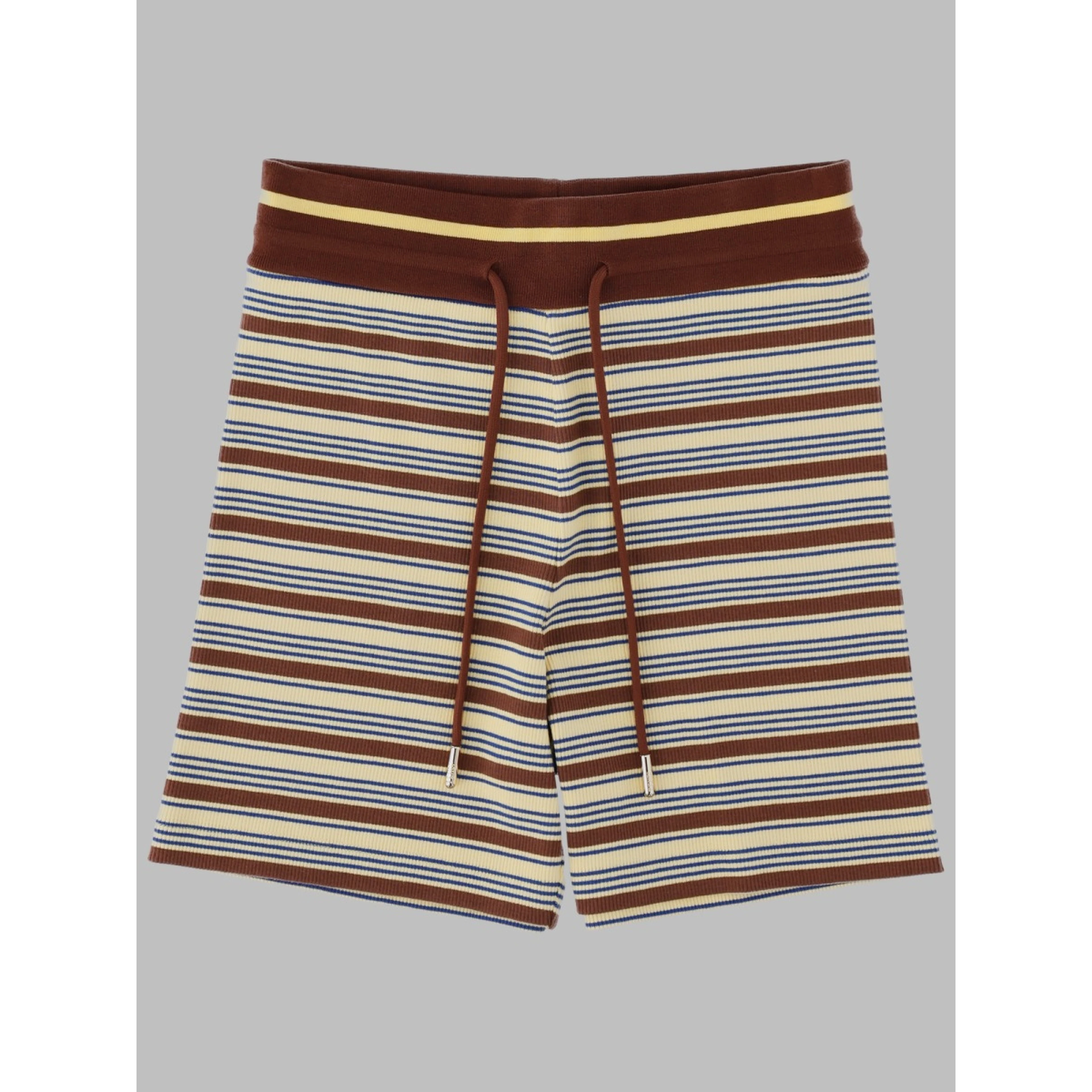 SHORTS IN MAGLIA DI COTONE A RIGHE