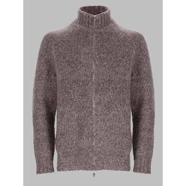 CARDIGAN IN CASHMERE CON ZIP