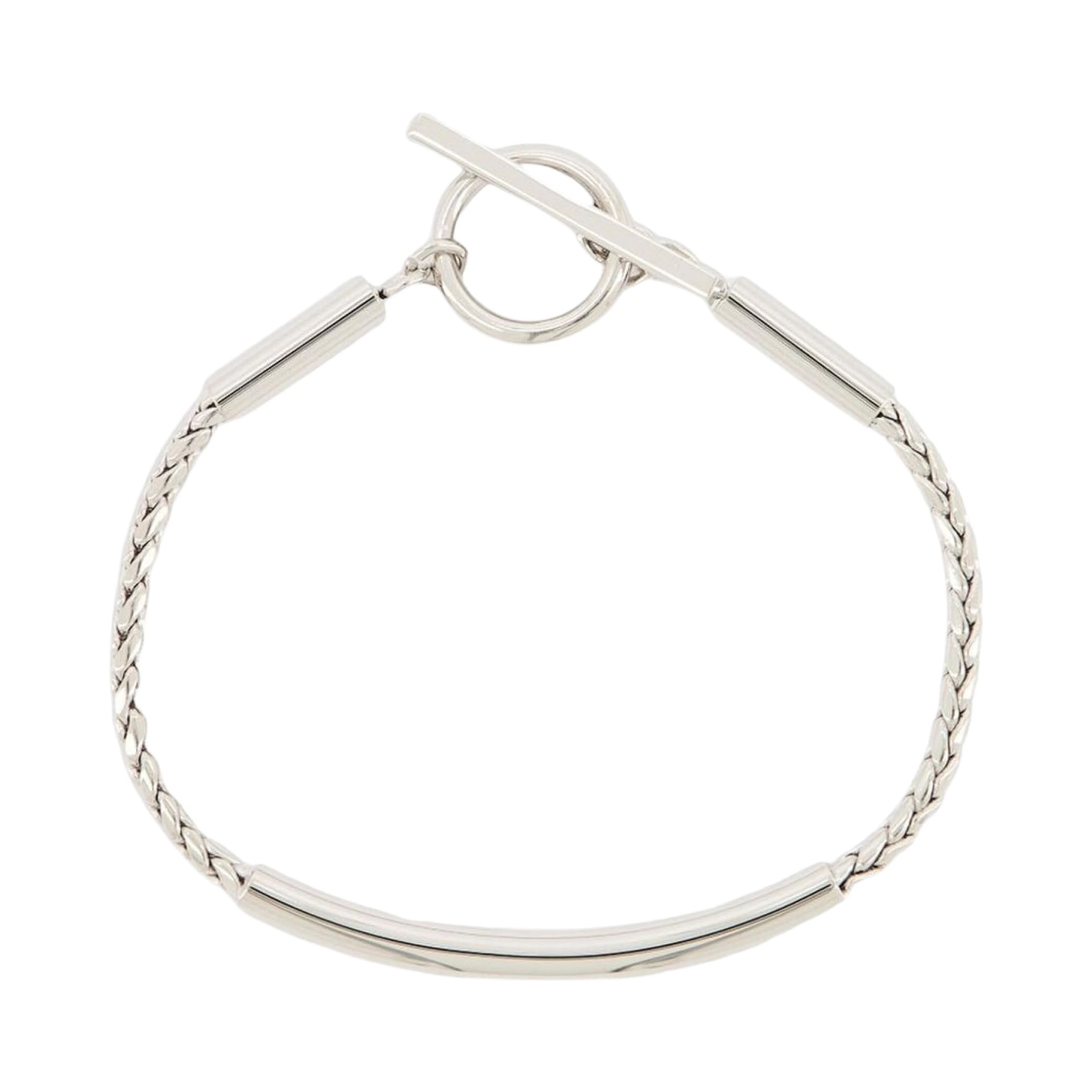 BRACCIALE CON CATENA A SPIGA E TUBO