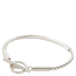 BRACCIALE CON CATENA A SPIGA E TUBO