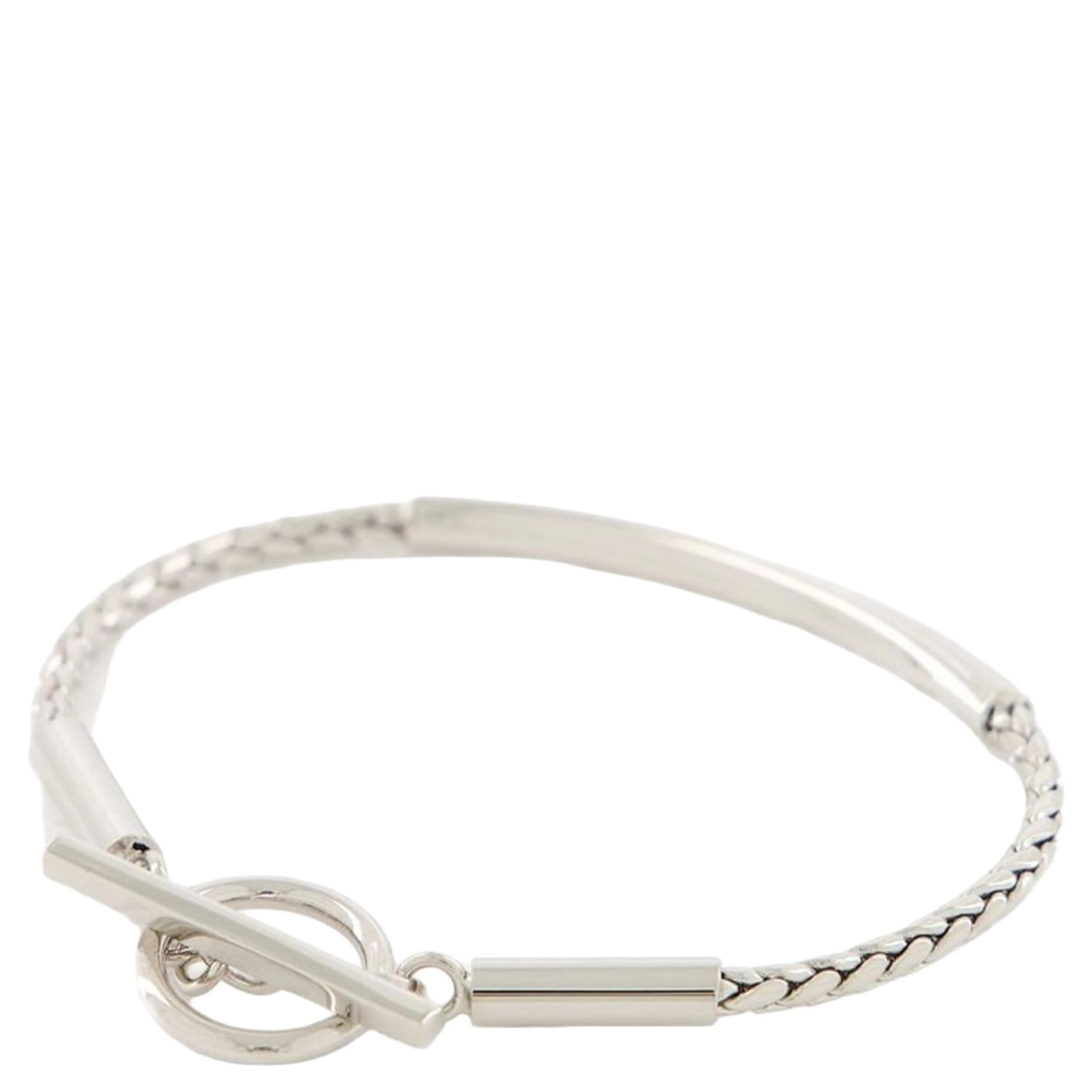 BRACCIALE CON CATENA A SPIGA E TUBO