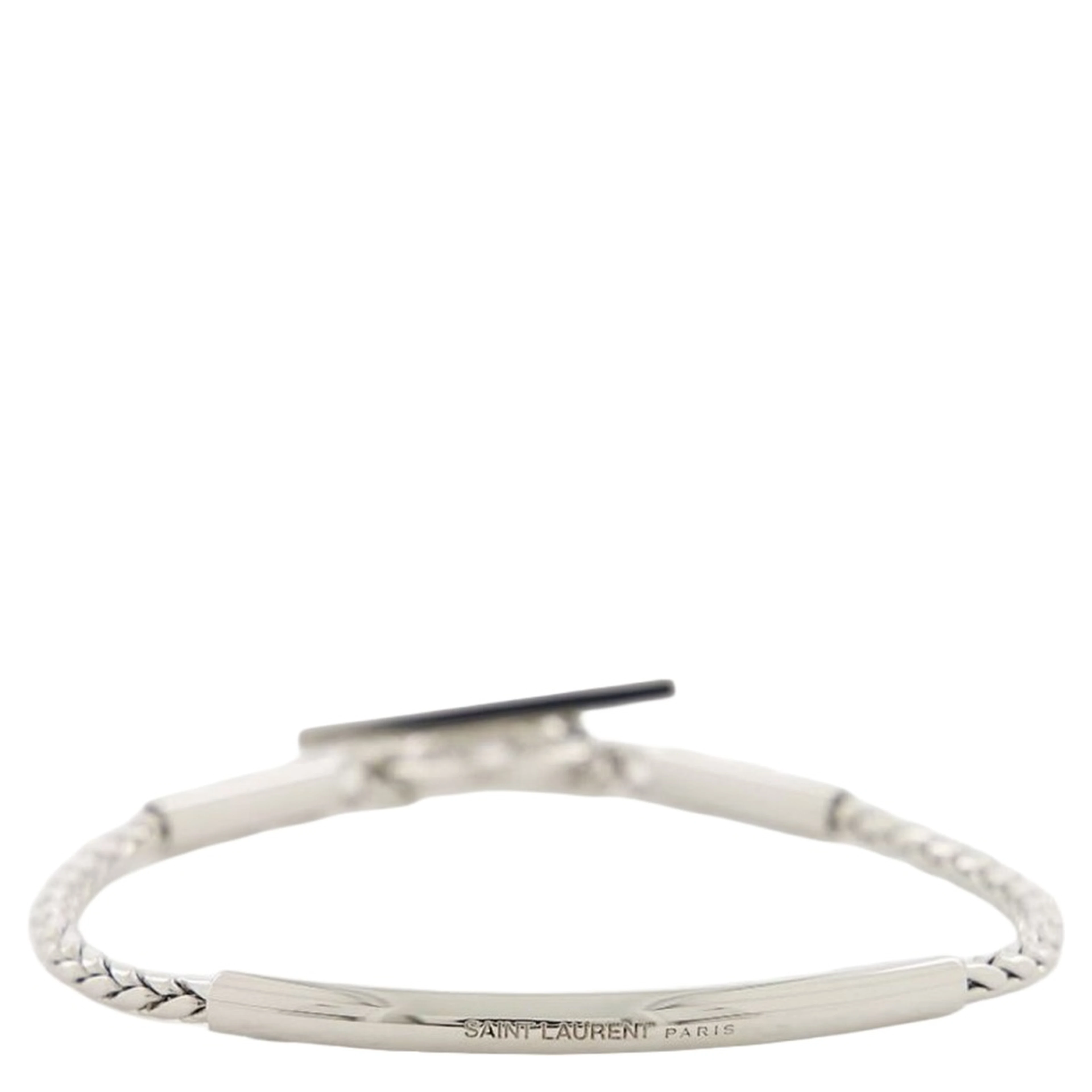 BRACCIALE CON CATENA A SPIGA E TUBO