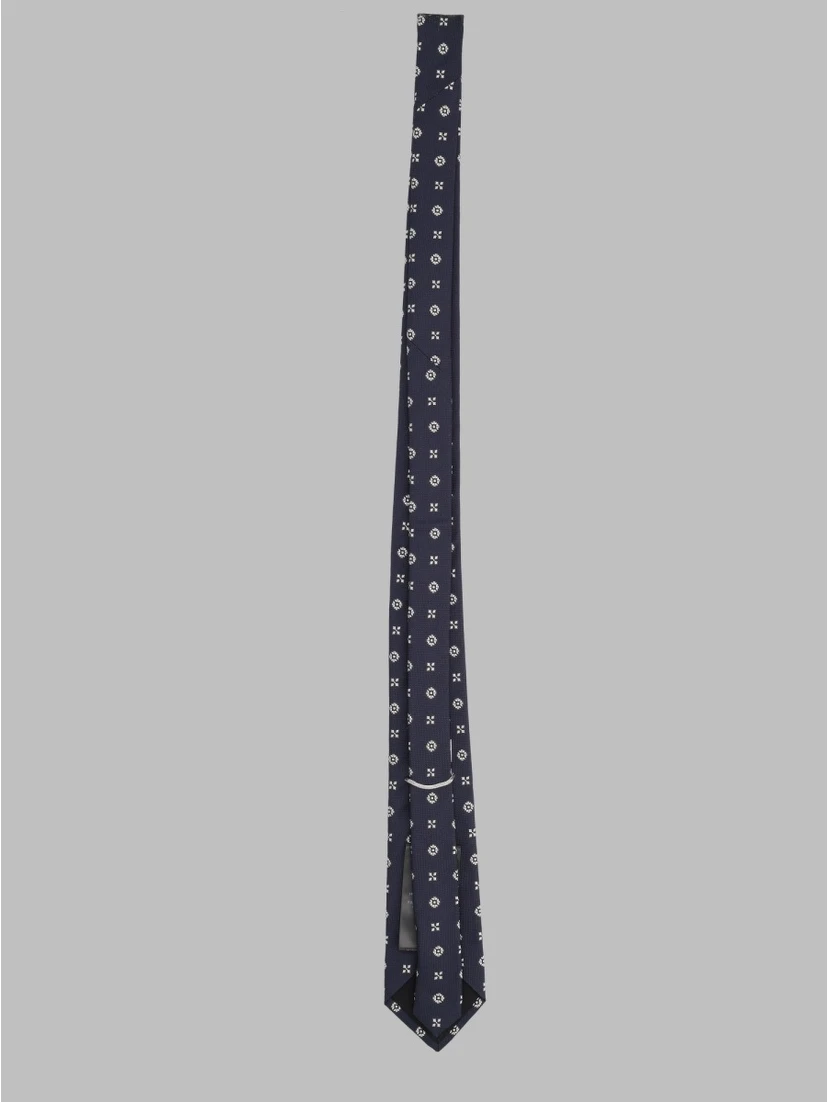Cravatta In Jacquard Di Seta